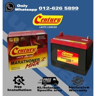 [ Installation Provided ] NS70 | NS70L | 90D26R / 90D26L] Century Marathoner MAX  Car Battery