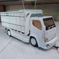 Miniatur Truk Canter Polos Full PVC bisa request warna dan stiker