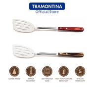 Tramontina Polywood Spatula, Slotted/Turner/Stainless Steel/Wood
