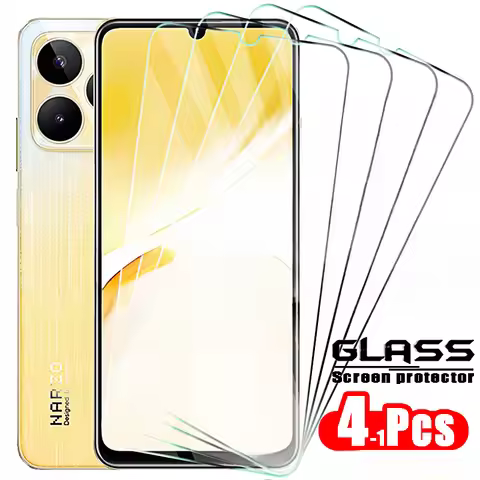 4-1PCS Tempered Glass For Realme 9 8 7 Pro Plus GT Neo 3 2 Pro C21 C11 8i Screen Protector For OPPO 