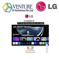 LG 27SR50F-W.ATC Full HD 27" SMART Monitor/3Years Onsite Warranty