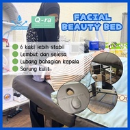 【READY STOCK】Beauty Facial Massage Bed with Cushion/ Katil Mudah Lipat/ Katil Urut/ Katil Spa/ Porta