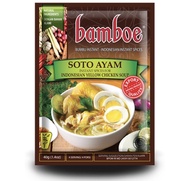 Indonesia Bamboe Soto Ayam (Yellow Chicken Soup Seasoning) 40g -Bumbu Soto Ayam for Indonesian Chicken Soup.