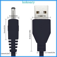KOK USB to DC5521 DC35135 Extension Cord Charging Cable Wire for Small Fan Desk Lamp