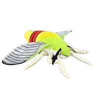 Simulation Cephonodes Hylas Plush Toy 9.8 Inch,Pellucid Hawkmoth Stuffed Animal, Soft Moth Stuffed T