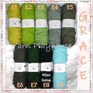 KATUN MAWAR 50g Grace 50g Yarn Playhouse acrylic knitting Yarn milk cotton 8 ply worsted acrylic mil