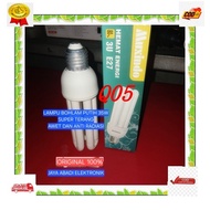 CAHAYA Q05 PLC THREAD LAMP 3U e27 KEONG BULB 35W 35 W WATT H54 ORIGINAL 100% TORNADO SPIRAL BULB WHI