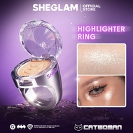 Cat Woman X SHEGLAM Jewel Thief Glitter Highlighter Ring Shimmer Face Highlighters Makeup Cosmetics