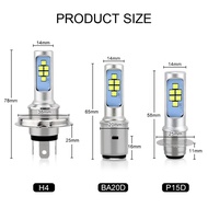 Motorbike 6W H4 Led Headlight Bulb Fog Light 12 SMD Headlamp High Quality New