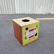 Ballot box, lucky draw box, size 33cm*33cm* 33cm