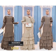 DRESS JUBAH MUSLIMAH CANTIK DESIGN TERKINI TERBARU WOMEN DRESSES LONG SLEEVE