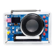 FM Radio DIY Electronic Kit with OLED Display Electronic Welding Practice Assembly Production Kit DI
