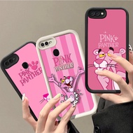 HK-79 Pink Panther Luxury shockproof Casing for OPPO A7 A5 F7 F9 Pro F11 A9 Realme C2 C2S