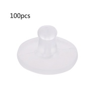 NICE 100Pieces set Clear Earring Backs Earring Safety Stoppers Transparent Earring