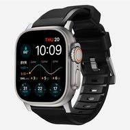 สายซิลิโคนสำหรับนาฬิกา Apple Ultra 49มม. 44มม. 41มม. 45มม. 40มม. 38มม. 42มม. 42มม. สายนาฬิกาสำหรับ I Watch Ultra 8 7 6 Se 5 3 (ไม่รวมนาฬิกา)
