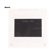 Interference Diffraction Grating Set Optical Physics Demonstration Tool Slit 0.05mm Spacing Scientif