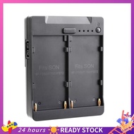 【HOT SALE】 Dual NP-F550/750/970 NP-F Series Battery to V-Mount Lock V-Mount Battery Converter Plate 