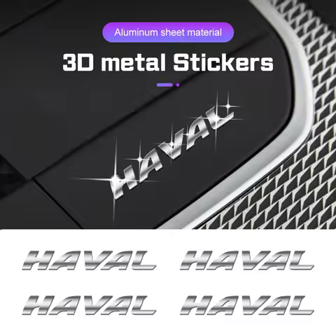 For Haval Jolion F7 H6 H1 H2 H3 H4 H5 H7 H8 H9 M4 M6 F5 F9 F7X Premium 3D Metal Emblem Decorative Ca