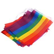 Rainbow Flag Colorful LGBT PRIDE Pendant Pennant Bunting String Fla