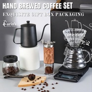 5/7 PCS Hand Brew Coffee Pot Set Home Hand Grinder Coffee Maker Glass Coffee Sharing Pot Filter Cup