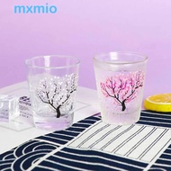 MXMIO Wine Glass Temperature Sensing Liquor Durable Creative Sakura Cup