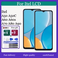 Original For itel A50 A50C A60 A60s A70 A80 A90 LCD Display Touch Screen Replacement