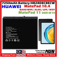Grade A+ 7250mAh Battery HB28D8C8ECW Compatible For HUAWEI MatePad 10.4 / MatePad 11 with Opening To
