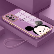 HP Phone Case For Samsung Galaxy A32 4G A32 5G Case Cute Mouse Pattern Phone Case Layered Strap Phon