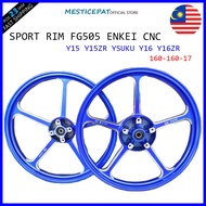 SPORT RIM FG 505 Y15 Y15ZR YSUKU Y16 Y16ZR FG505 ENKEI FORGED ALLOY CNC 160/160 X 17 ENKEI