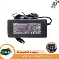 Original FSP090-AWAN2 FSP090-AWAN3 54V 1.67A 90W 4-PIN AC Adapter For CISCO SG350-10P SG250-10P SF35