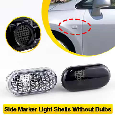 2PCS No Bulbs Fender Side Marker Light Covers Housing For Nissan Cube Z11 Tiida C11 Note E11 Micra K