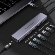 USB 6 in 1 Docking Station 10G USB 3.2 HUB Multi-Port Hub Splitter