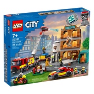 LEGO 60321 Heroic Fire Brigade City Series Boys and Girls Assembly Block Toys Childrens Day Gifts Ch