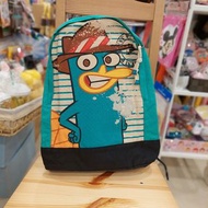 原裝日本 廸士尼 agent p Perry 鴨嘴獸 泰瑞 背囊書包 School Bag 休閒袋
