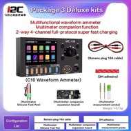 I2C C10 แอมป์มิเตอร์คลื่นดิจิตอลความแม่นยําสูงพิเศษอินพุต 0-36V พร้อมการตรวจจับการชาร์จ เครื่องมือช่