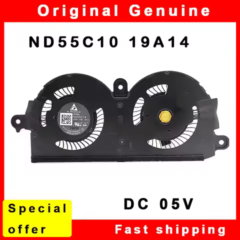 New Laptop CPU Cooling Fan Cooler For DELL XPS13 9305 9380 XPS 13 7390 ND55C19 19A14