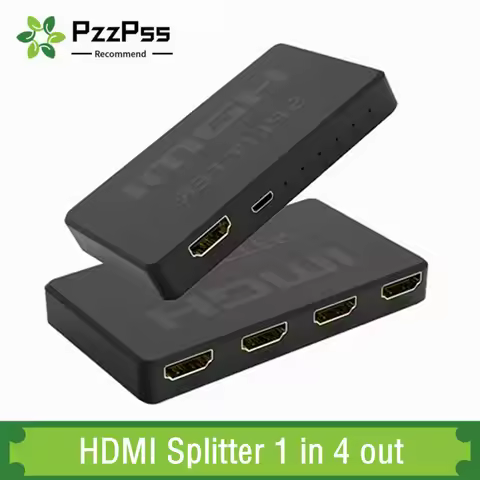 4x1 HDMI-compatible Video Switcher HD 4K HDMI Splitter 1 in 4 out HDMI Switch 2x1 HUB Adapter For PS