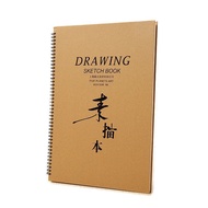 2026新款带手提小画家加厚8K 16K硬面素描本/速描图画160g32张素描本a4With portable small painter thickened 8K 16K hard20260202