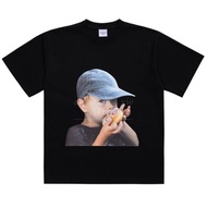 Adlv Baby Face Tee Black Cap Boy
