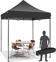COBIZI 6.6x6.6 Pop up Canopy Tent Heavy Duty Without Sidewalls, Easy Set-up Commercial Outdoor Party