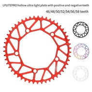 Lp Litepro Positive And Negative Teeth 46T 50 52 54 56 58T Single Chainring 130BCD Folding Crankset