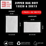 Zipper Bag Doff Portrait 15x20 cm & Landscape 20x15