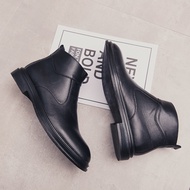 formal boots korean boots chelsea boots Leather boots men boots men high cut shoes boots man ankle b