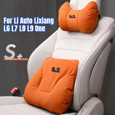 Car Seat Headrest Waist Rest Neck Pillow for Li Lixiang L6 L7 L8 L9 One Comfortable Memory Foam Head