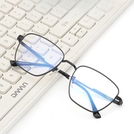 Anti-blue light glasses frame retro new myopia glasses frame no degree anti-blue light metal flat li