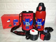 OPTIBEST SUS316 600ml Water Bottle Kids Tumbler Kids Stainless Steel Vacuum Flask Kids Thermos Straw
