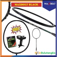 Raket Badminton Maxbolt Black Original