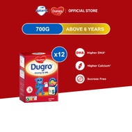 [Bundle of 12] Dumex Dugro Stage 5 Growing Up Children Milk Powder Formula 700g (Above 6 years)