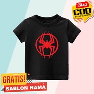 Spiriter Man Miles Morales Kids T-Shirt Boys & Girls Custom Name Miles Morales T-Shirt/
