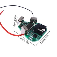 Genuine model makita 3s 12,6v 15A 30A circuit protects by ic, used to build triangular batteries for